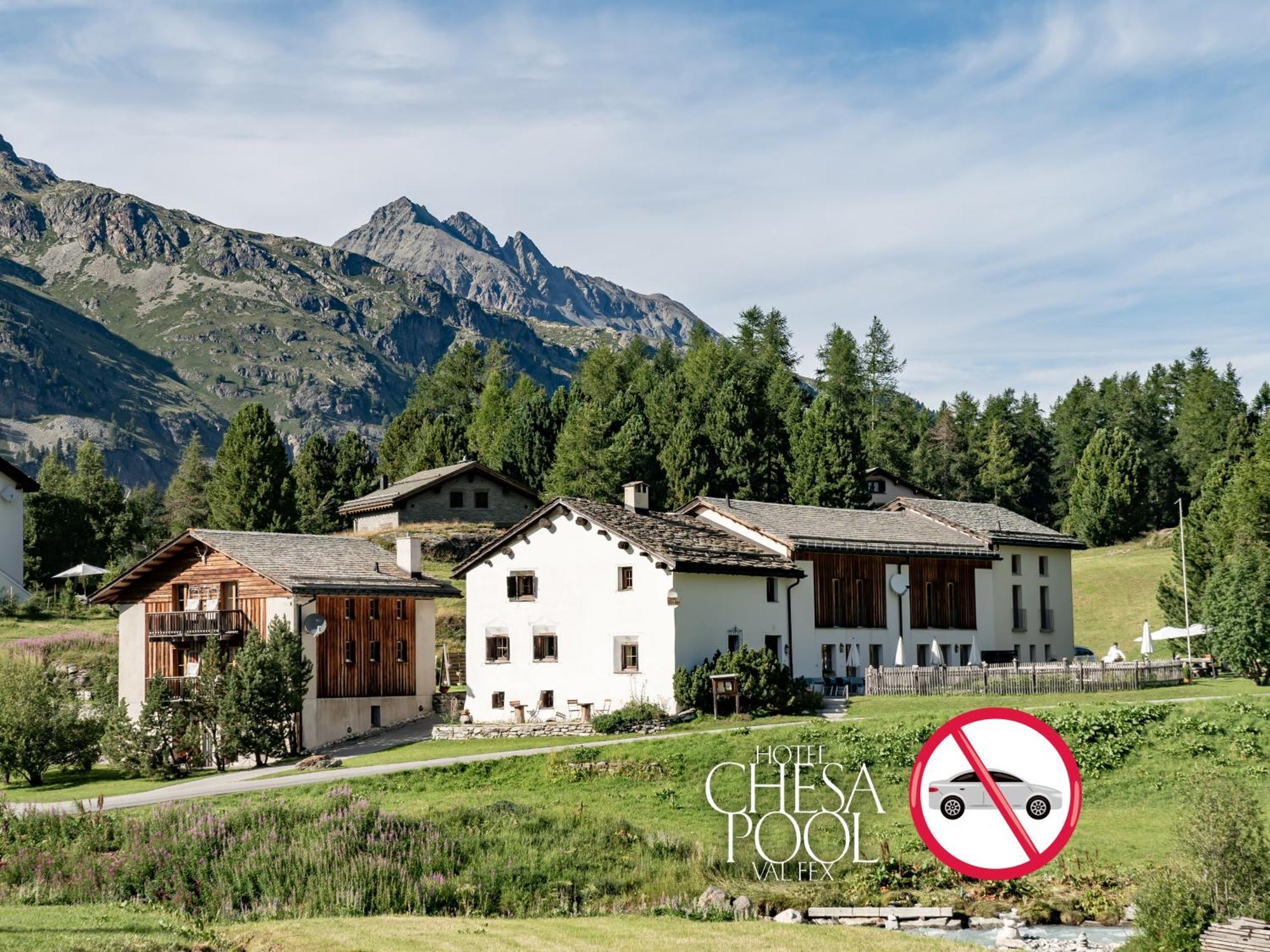 Hotel Chesa Pool Sils Maria Exteriér fotografie